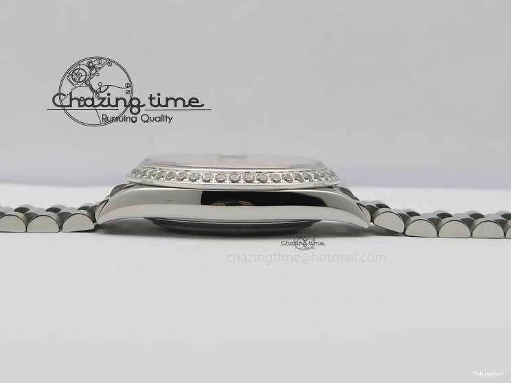 Bracelet 40mm SS ETA2836 On Diamond Silver Bezel Edition BP Dial Maker Day SS Best Date 0522